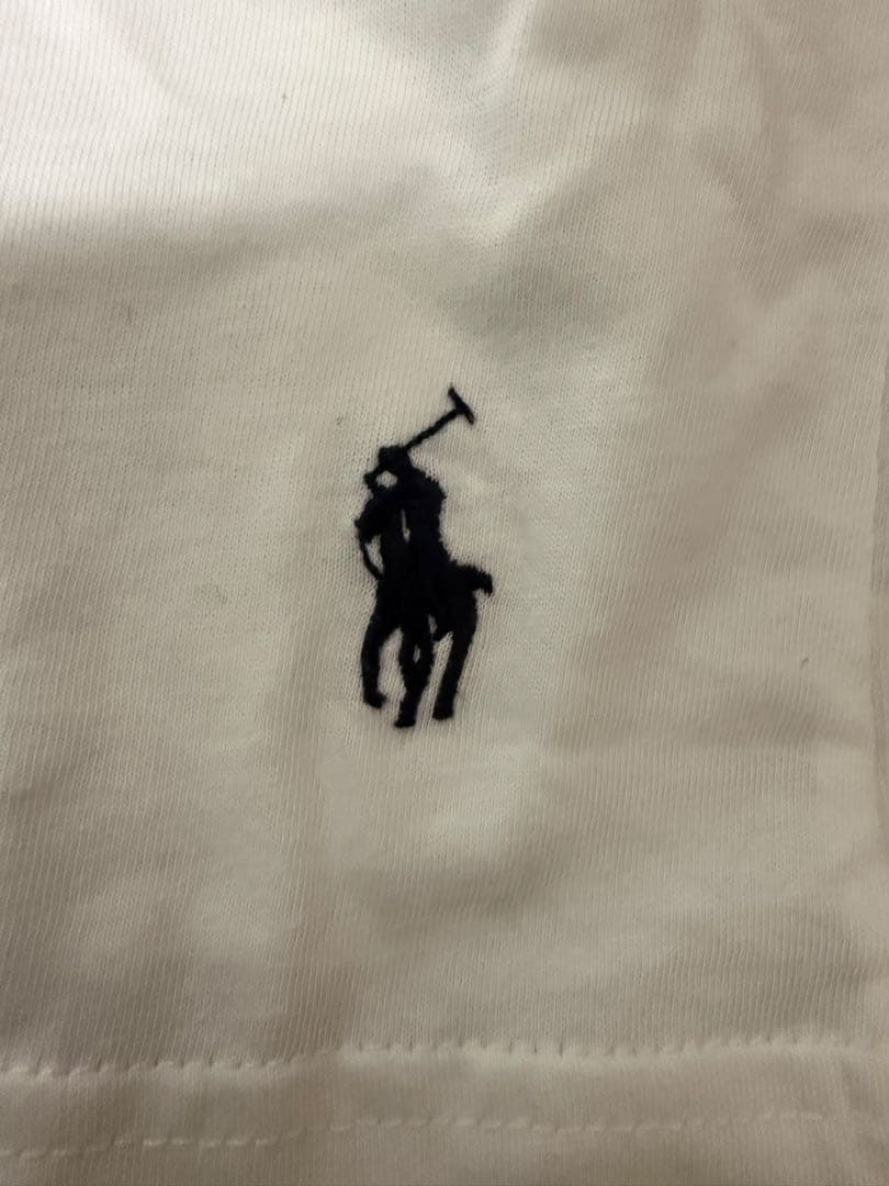 ラルフローレン スリムフィット tシャツ ホワイト ブラック 2枚セット