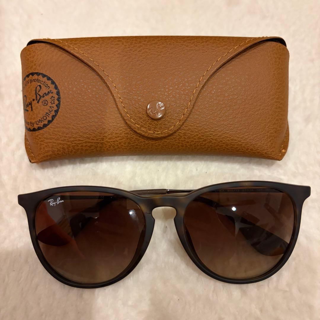 【美品】Ray-Ban ERIKA RB4171-F サングラス ブラウン