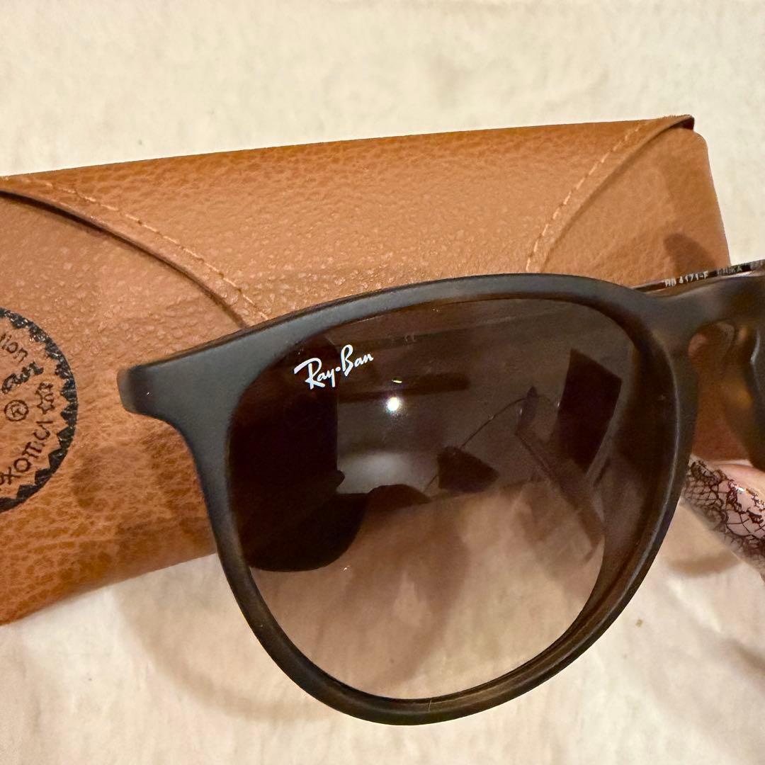 【美品】Ray-Ban ERIKA RB4171-F サングラス ブラウン