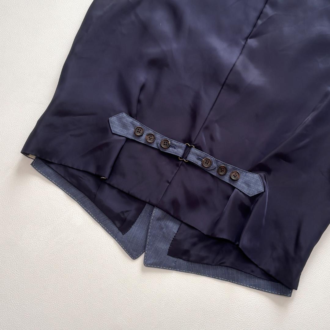 Paul Smith COLLECTION ベスト 花柄 シルク混 XL 日本製