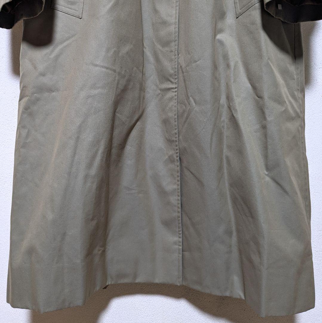 美品 80～90s バーバリー ステンカラーコート レディース 白タグ 玉虫13