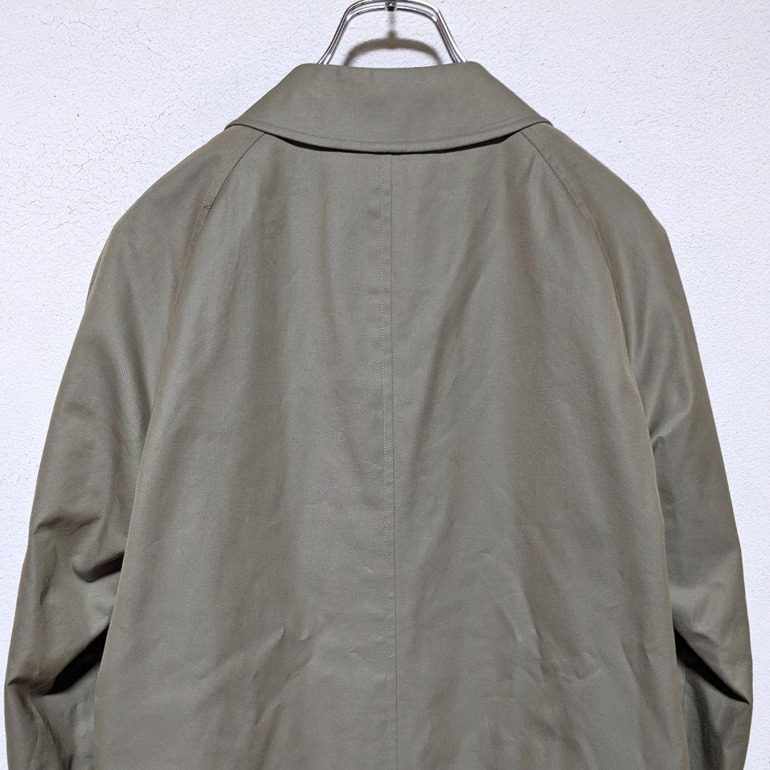 美品 80～90s バーバリー ステンカラーコート レディース 白タグ 玉虫13
