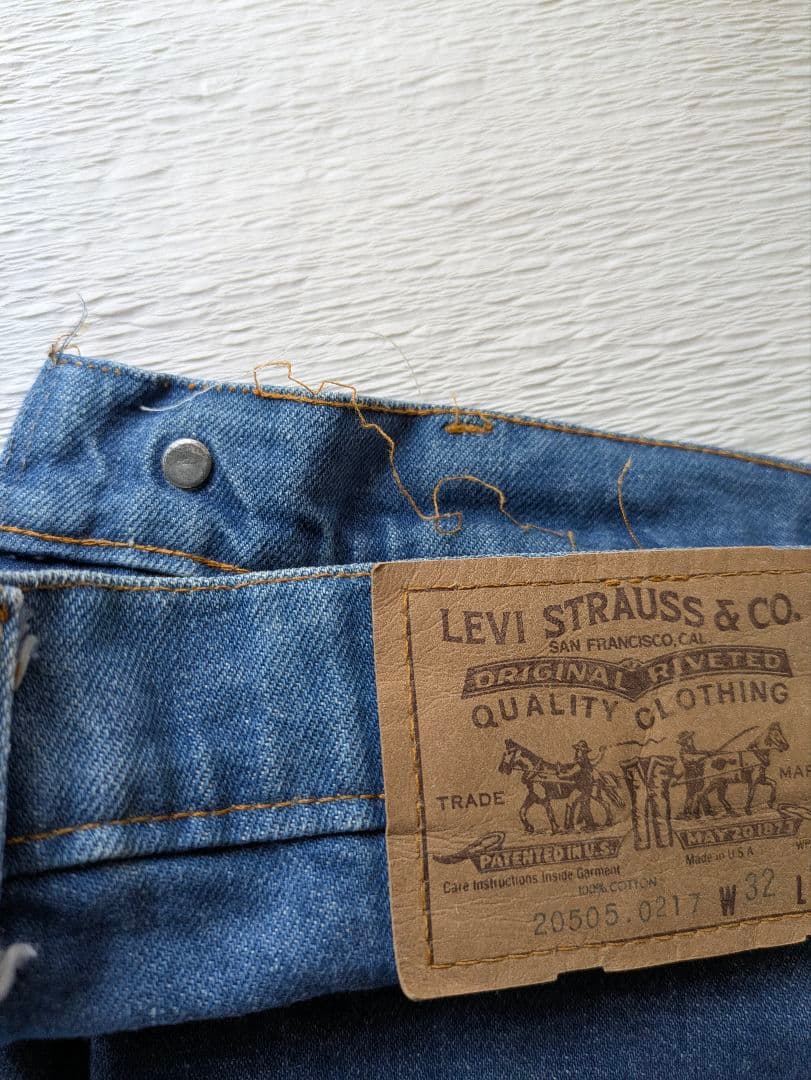 【希少】90s リーバイス 505 オレンジタブ Made in USA