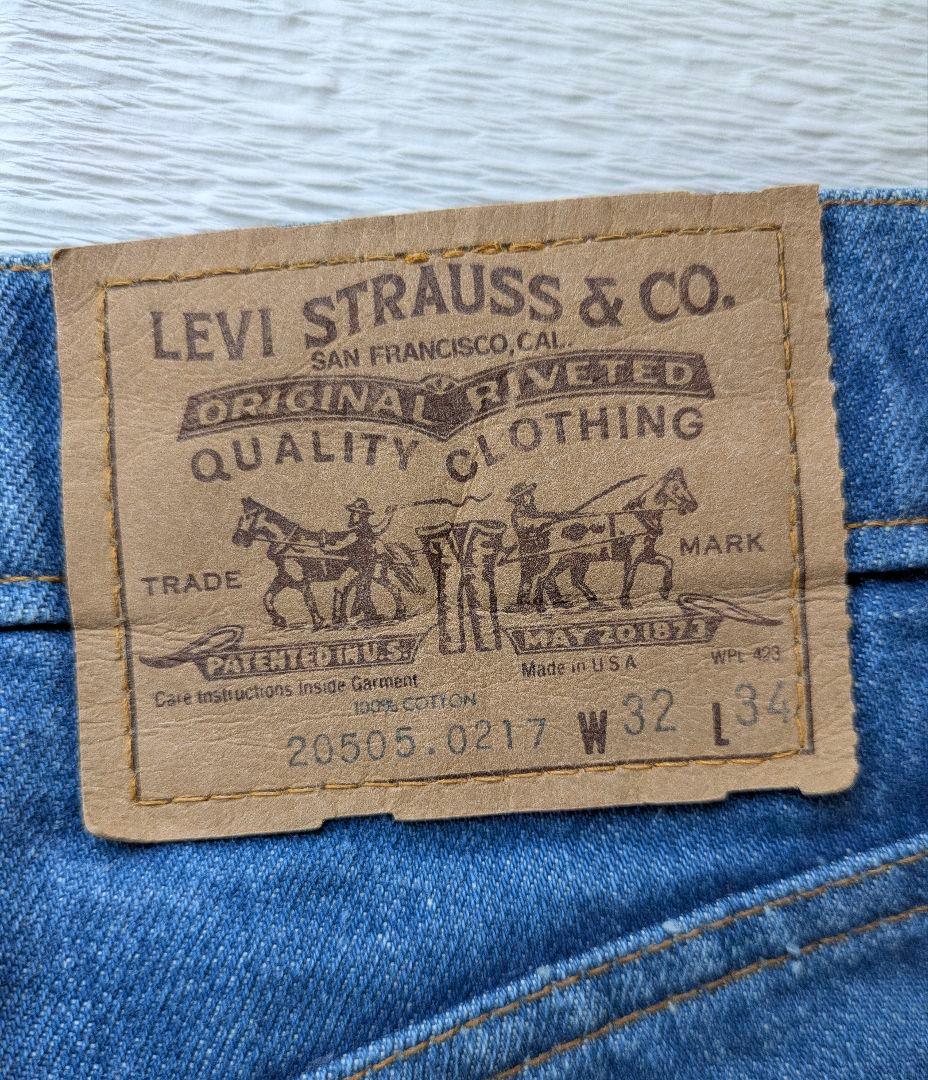 【希少】90s リーバイス 505 オレンジタブ Made in USA