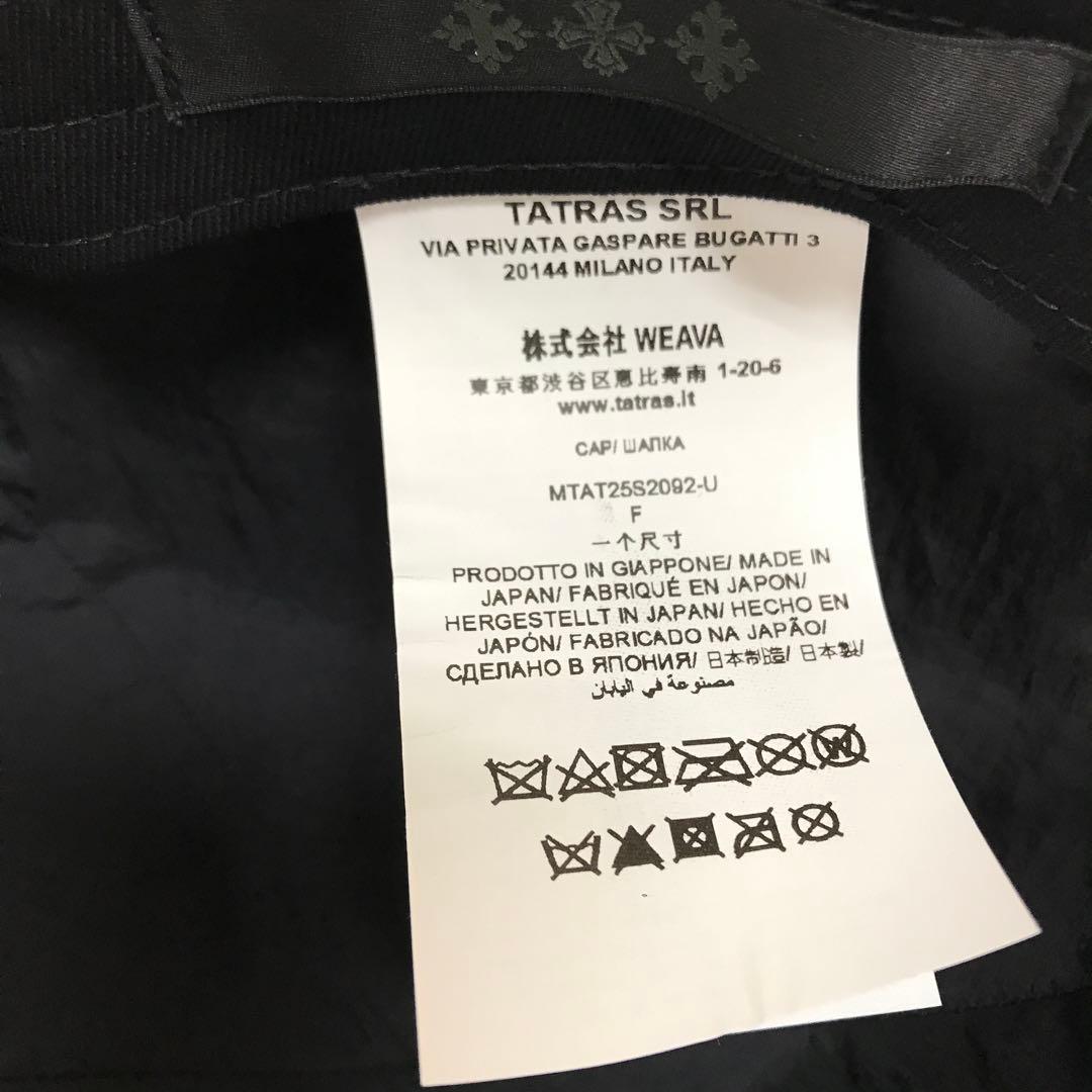 【新品】TATRAS タトラス キャップ RAIOS ライオス ブラック
