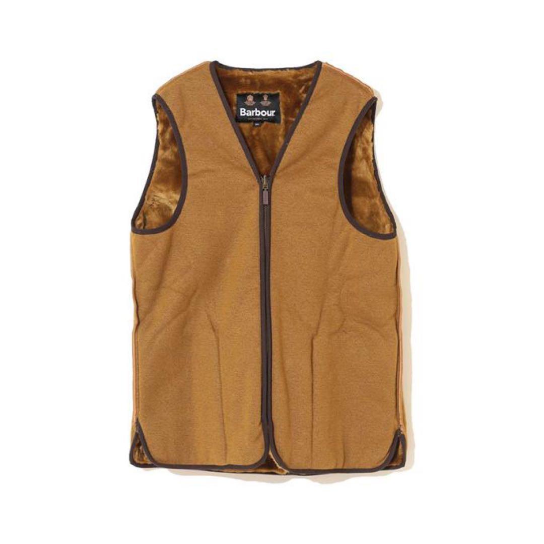 Barbour バブアー フロントジップ ファー ライナー ベスト