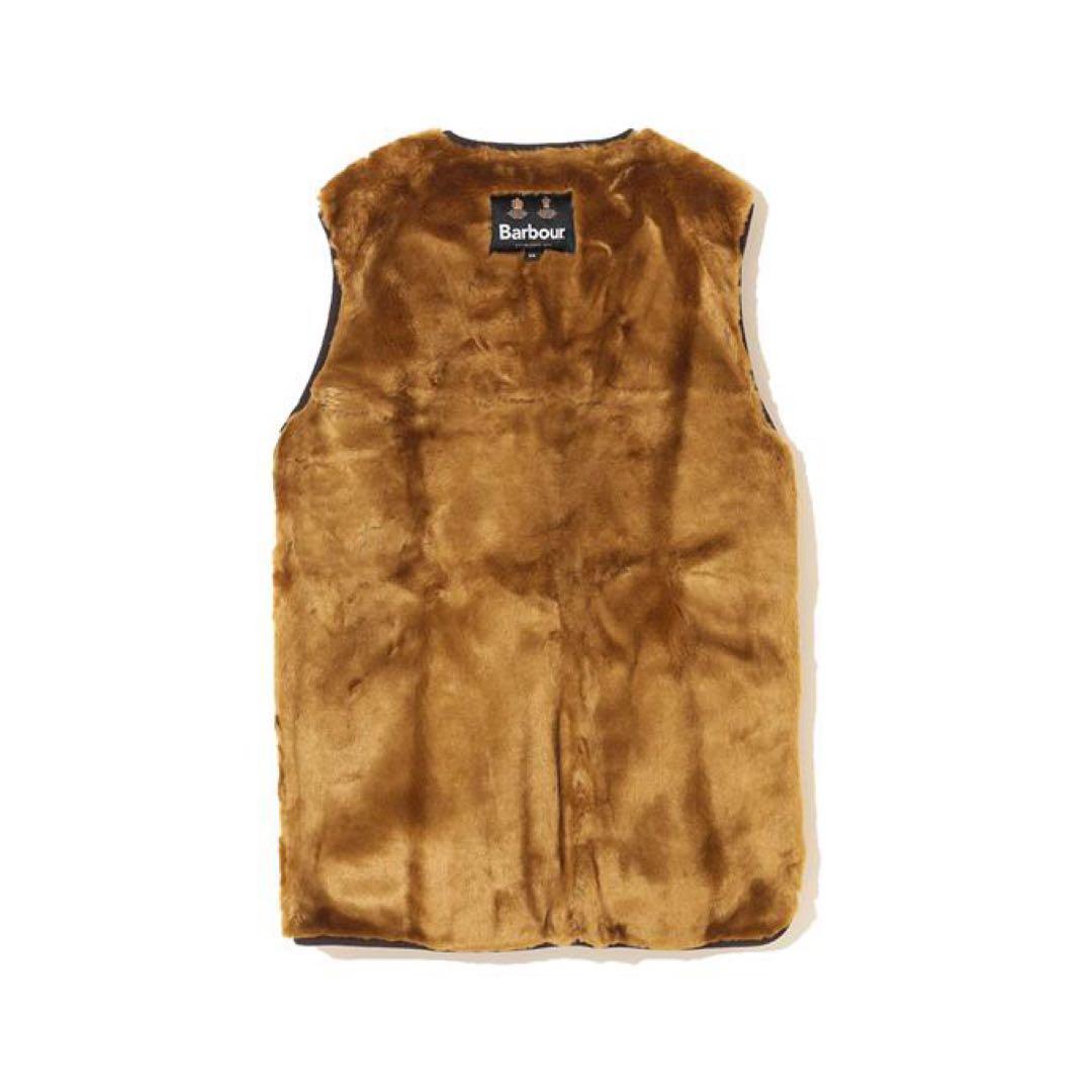 Barbour バブアー フロントジップ ファー ライナー ベスト