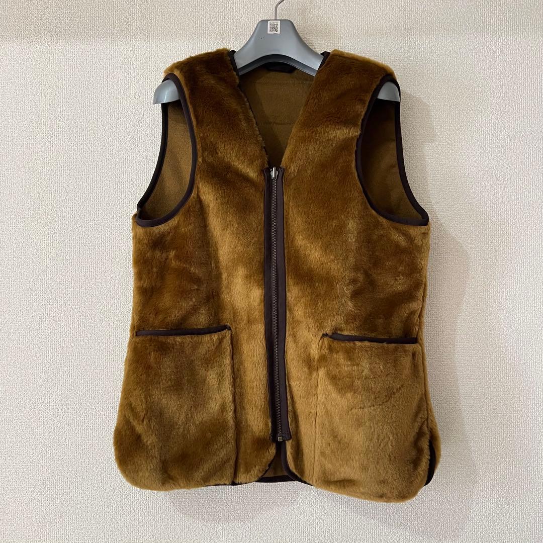 Barbour バブアー フロントジップ ファー ライナー ベスト