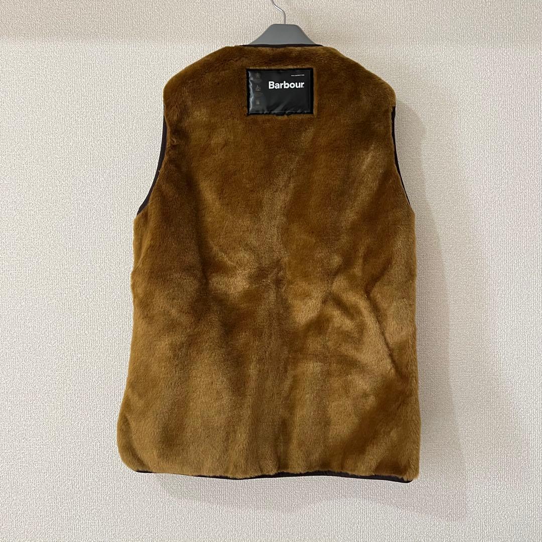 Barbour バブアー フロントジップ ファー ライナー ベスト