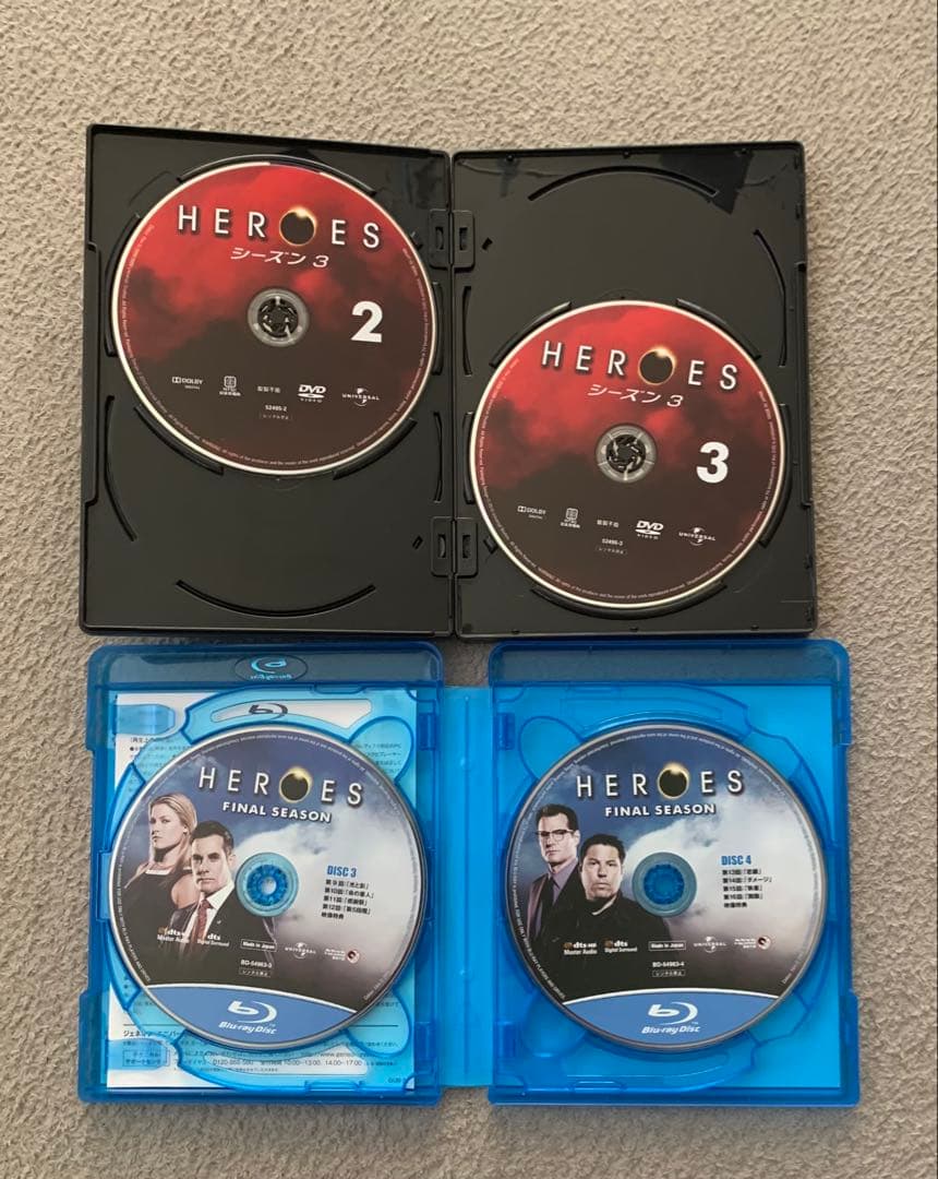 HEROS/ヒーローズ　DVD セット