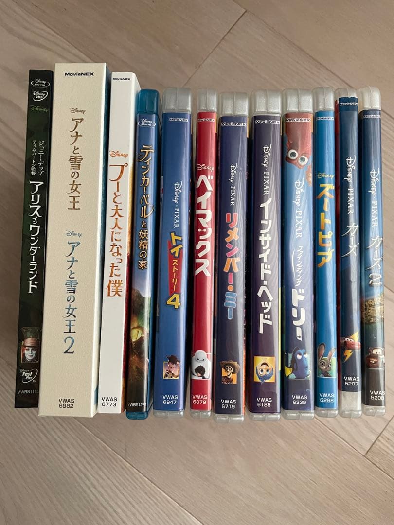ディズニーブルーレイ&DVD 12作品　【まとめ売り】