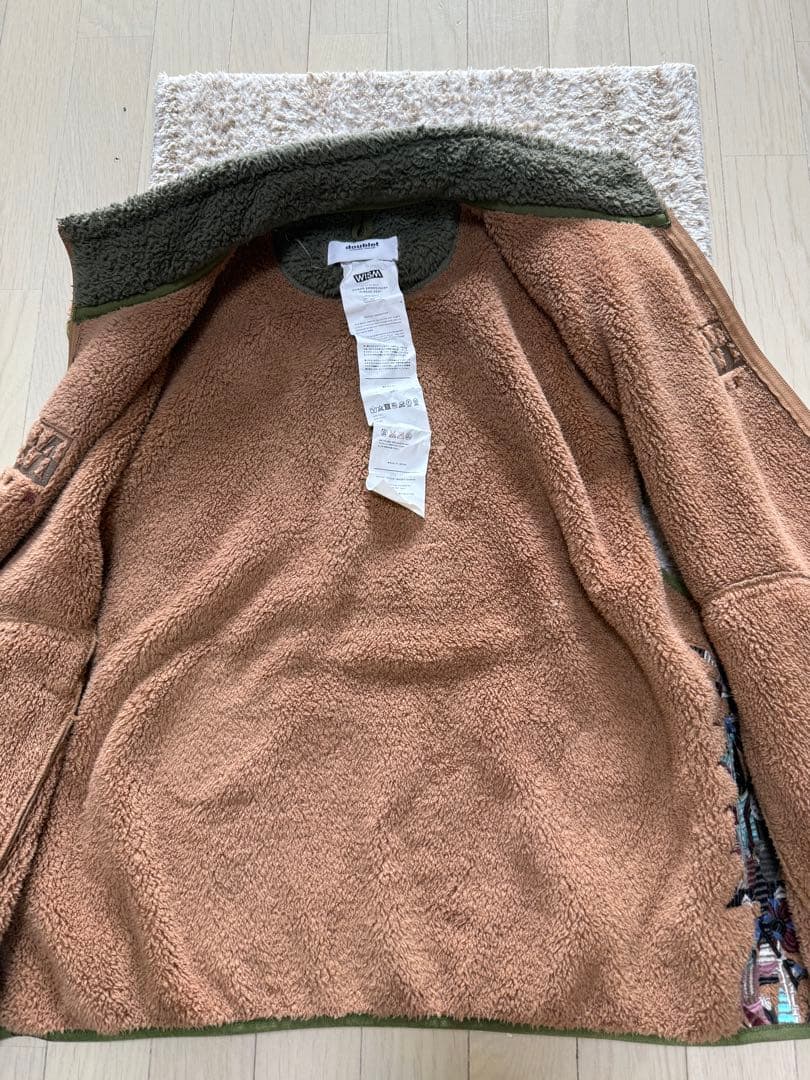 【中古】wism doublet CHAOS FLEECE VEST CAMEL
