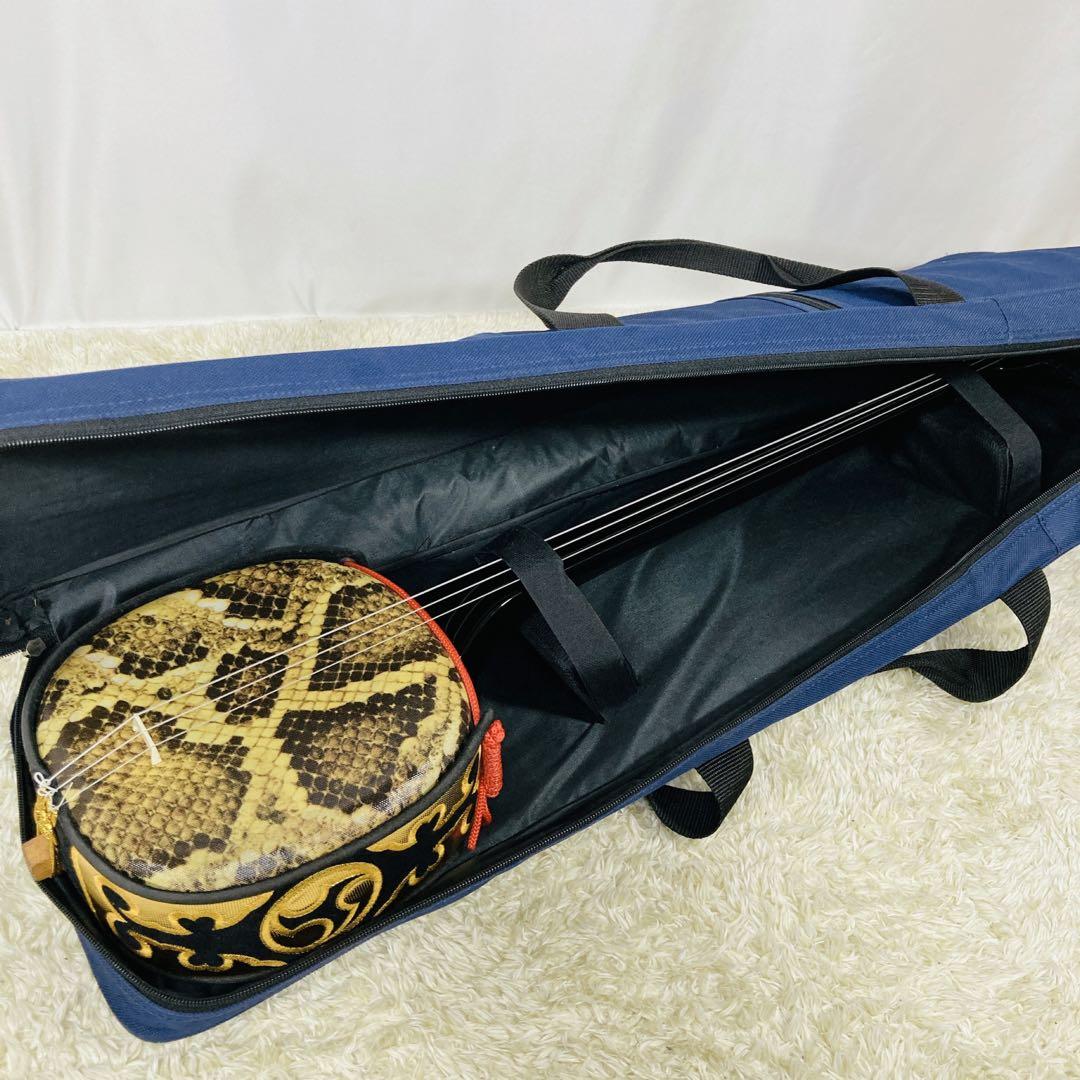 沖縄三線 ソフトケース 人口皮 入門 三線 沖縄 初心者セット 教本有り