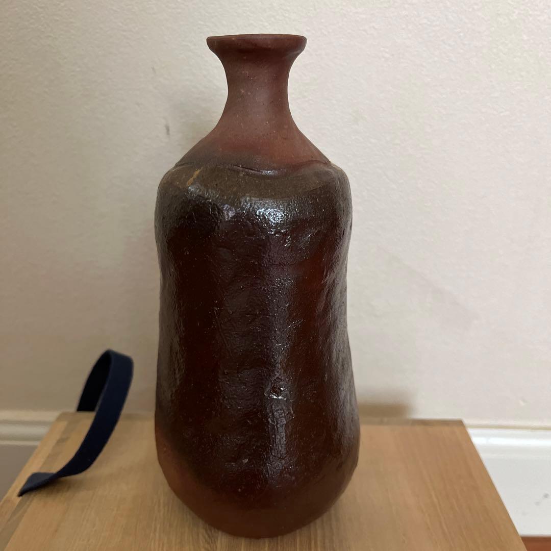 人気作家★多久守★備前伊部手徳利★共箱・布