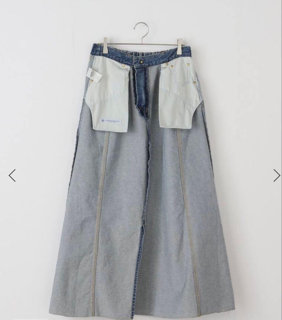 journalstandard luxe 11ozデニム スウィッチスカート