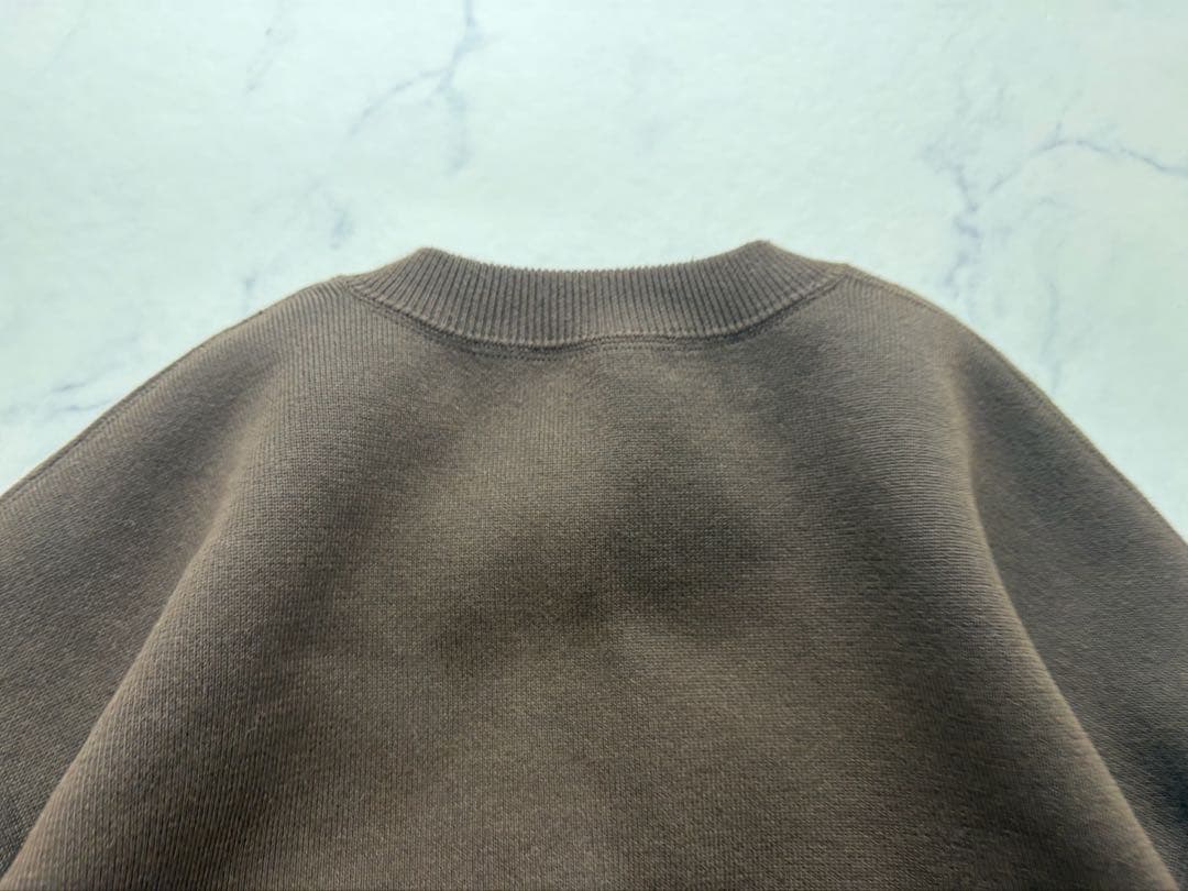 SALON adam et rope スウェットライクメタルボタンカーディガン