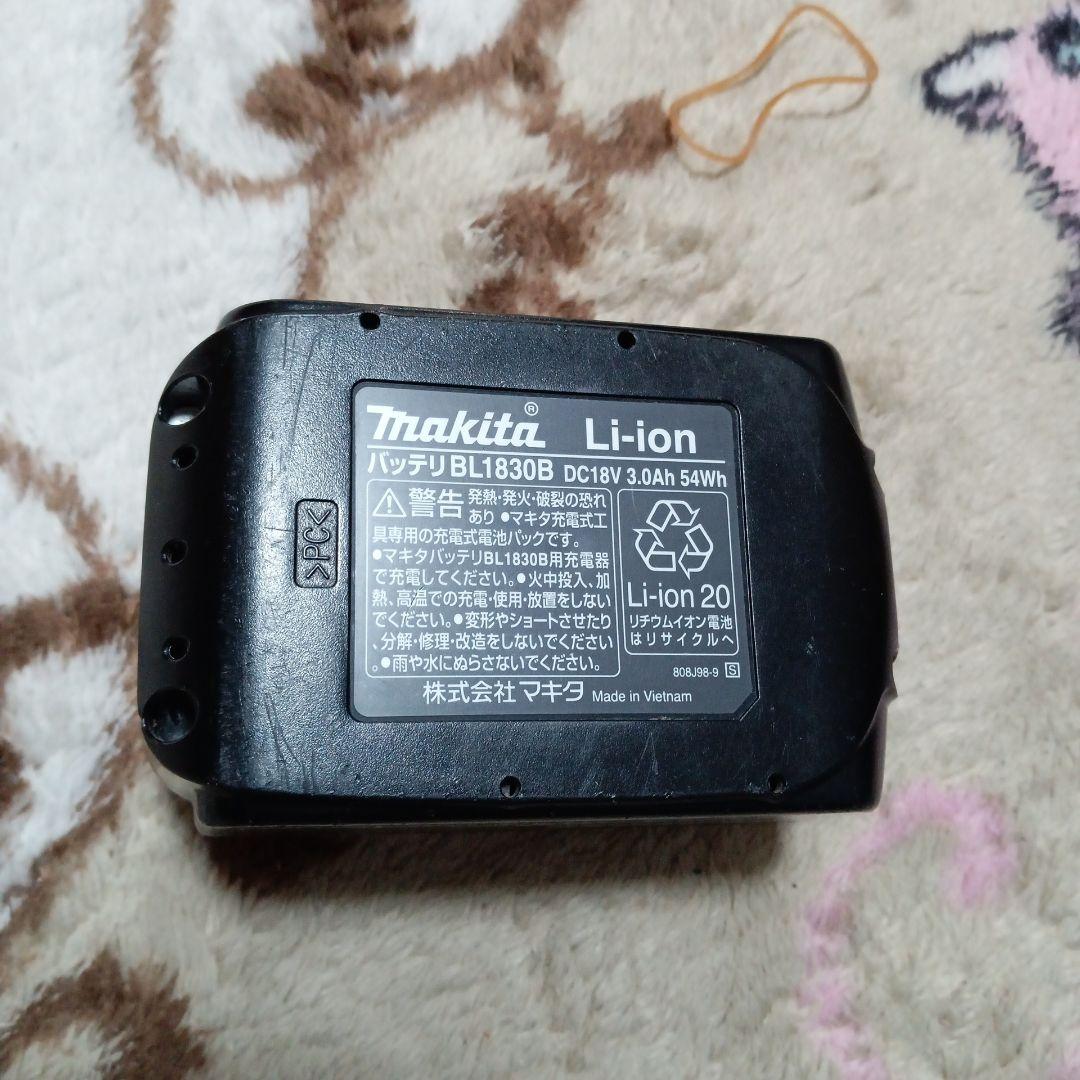 マキタ18V充電式クリーナCL182FD　純正バッテリー 充電器 サイクロン付