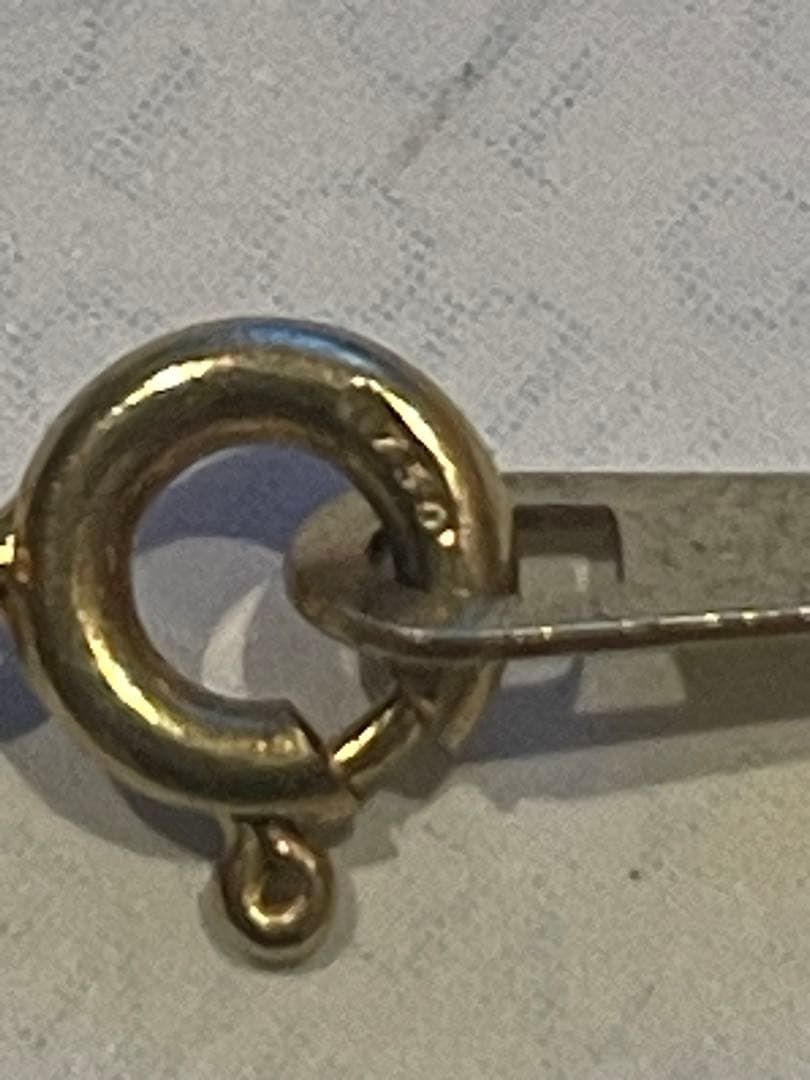 学*】様 750刻印 ツイストチェーンネックレス