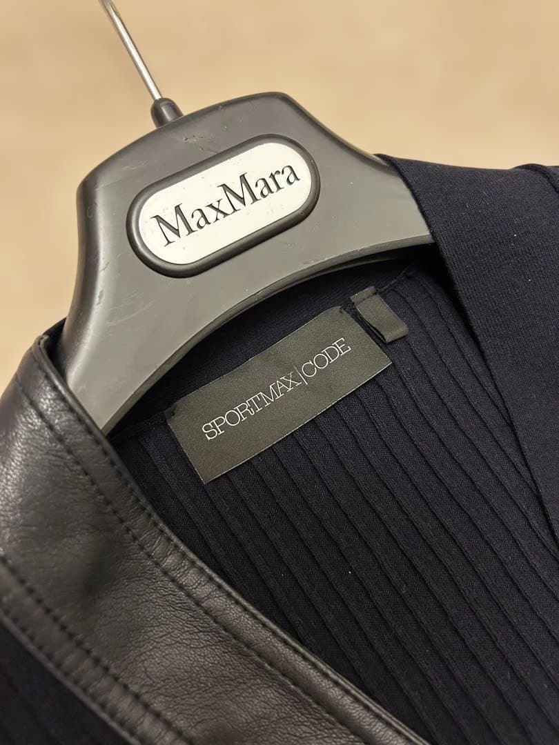 SPORTMAX CODE ネイビー カーディガン