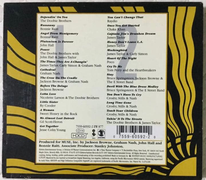 2CD！No Nukes - The Muse Concerts