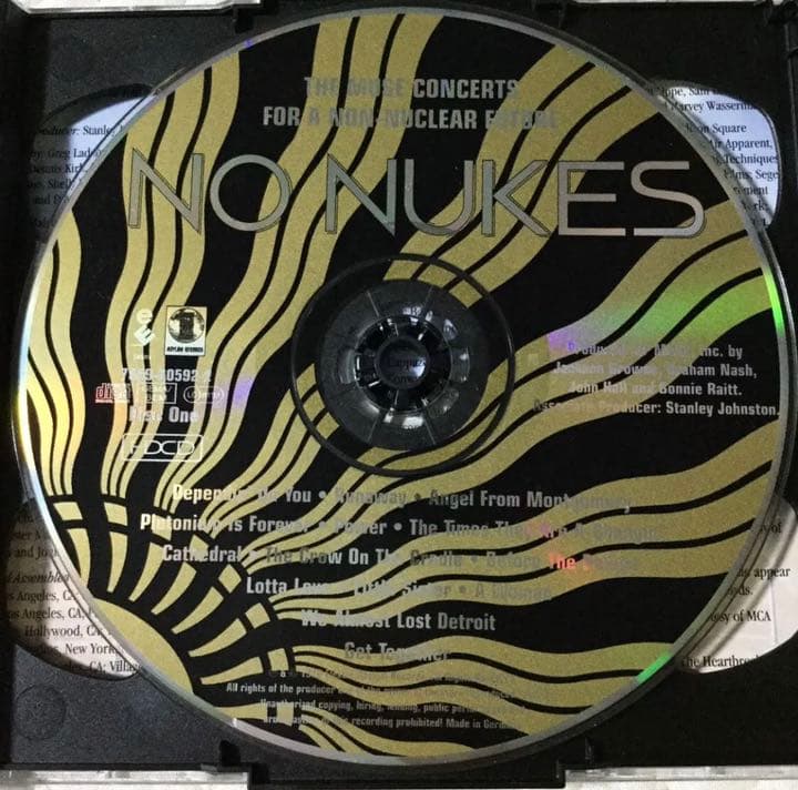 2CD！No Nukes - The Muse Concerts