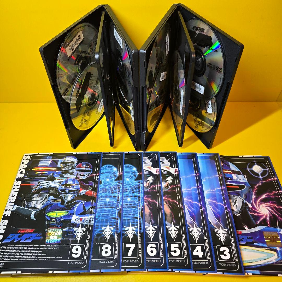 ※新品ケース交換済み　宇宙刑事シャイダー DVD全10巻セット