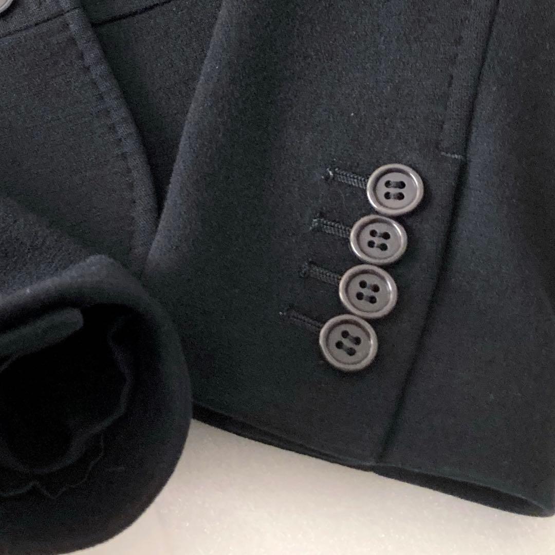 美★Paul Smith BLACK ジャケット 40　総裏地　花柄　ウール　黒