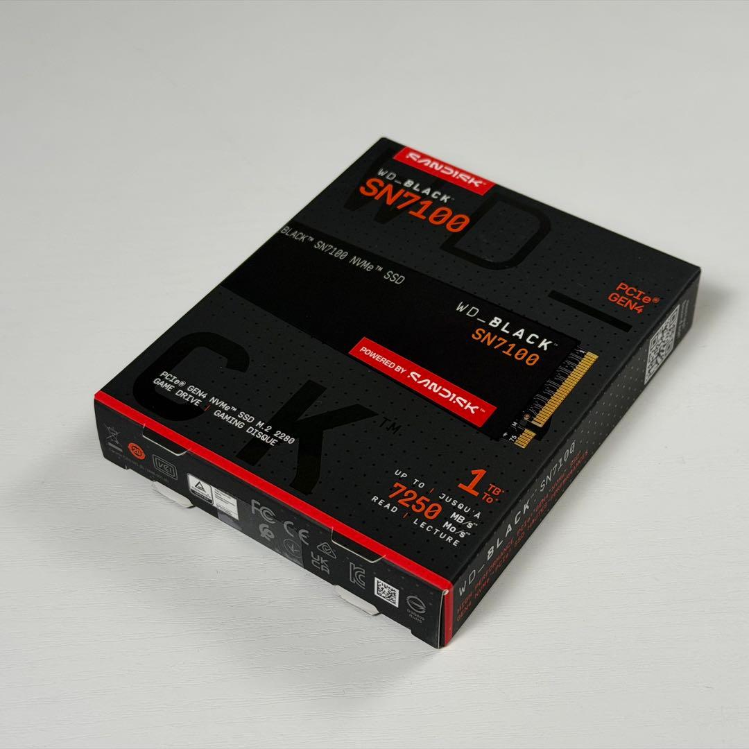 WD_BLACK SN7100シリーズ M.2 2280 SSD 1TB