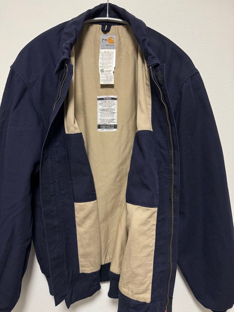 Made in USA Carhartt ネイビー ジャケットRN14806