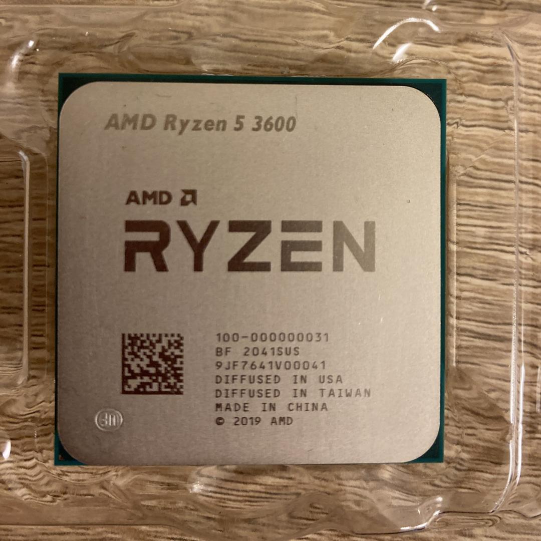 【動作保証付き】AMD Ryzen5 3600（ピン曲がりなし・Win11対応）