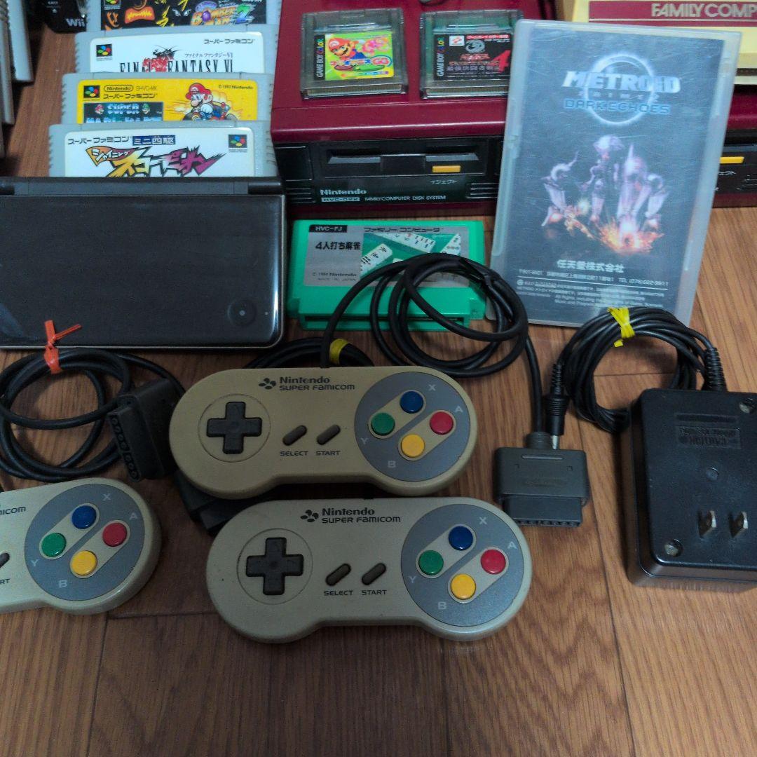 Wii本体とスーパーファミコンとファミコンとDSLLと各種ソフトセット