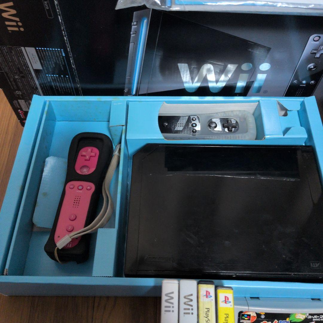 Wii本体とスーパーファミコンとファミコンとDSLLと各種ソフトセット