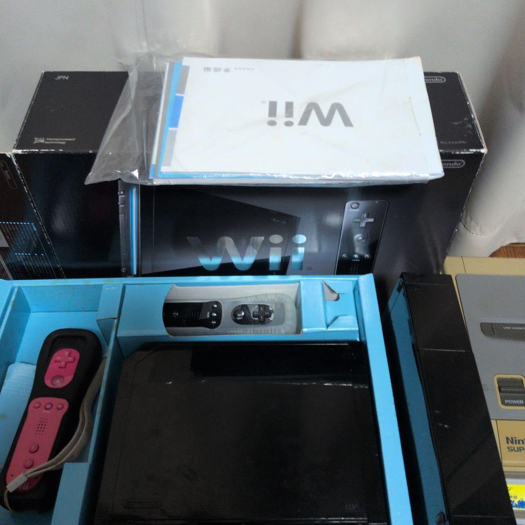 Wii本体とスーパーファミコンとファミコンとDSLLと各種ソフトセット