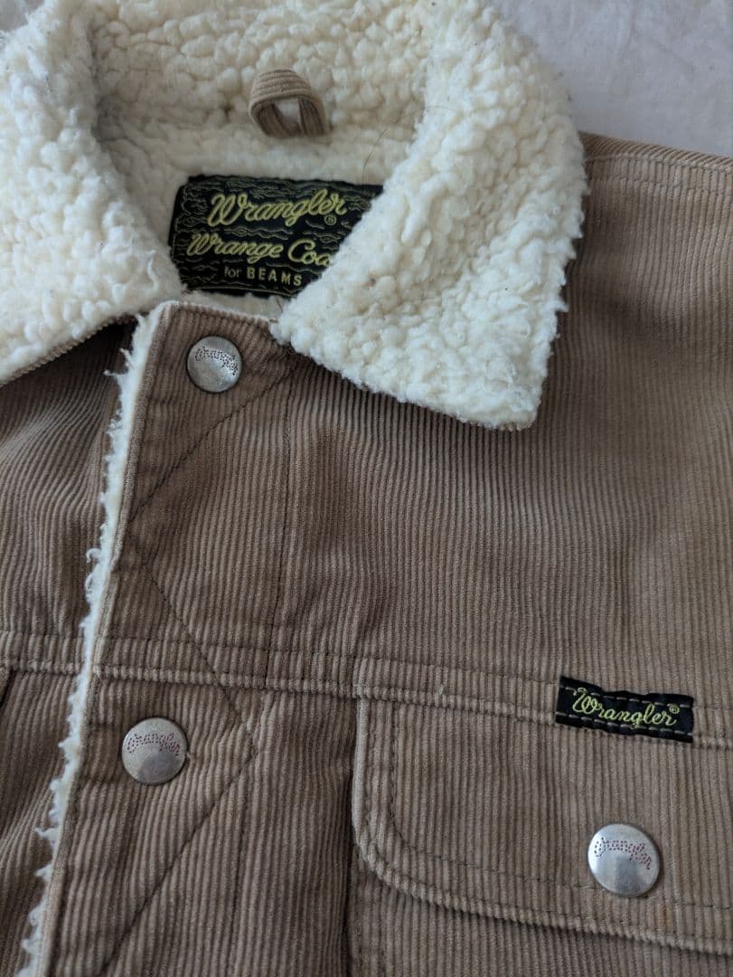 BEAMS×Wrangler ボアジャケット コーデュロイボアジャケット