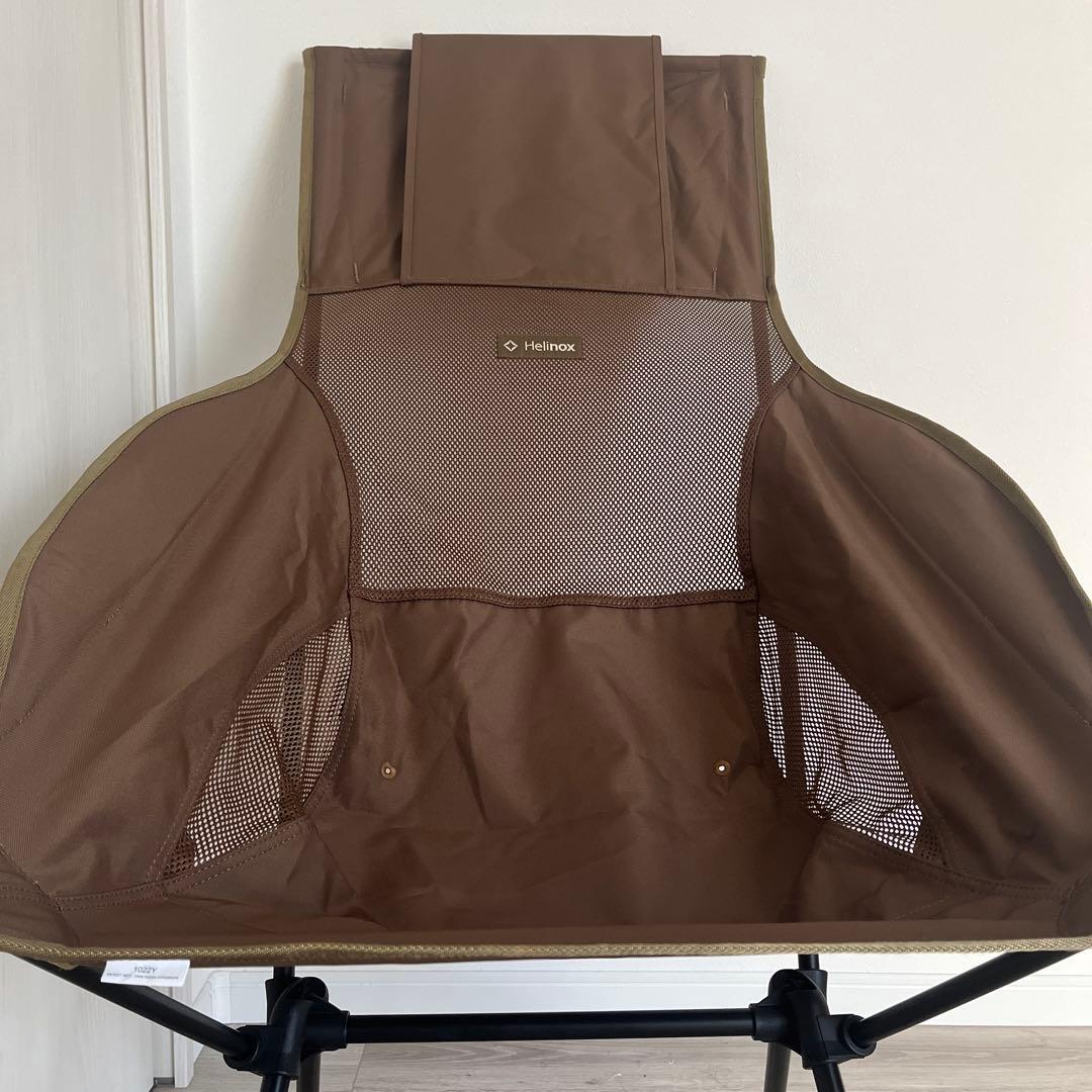 Helinox ブラウン メッシュ アウトドアチェア