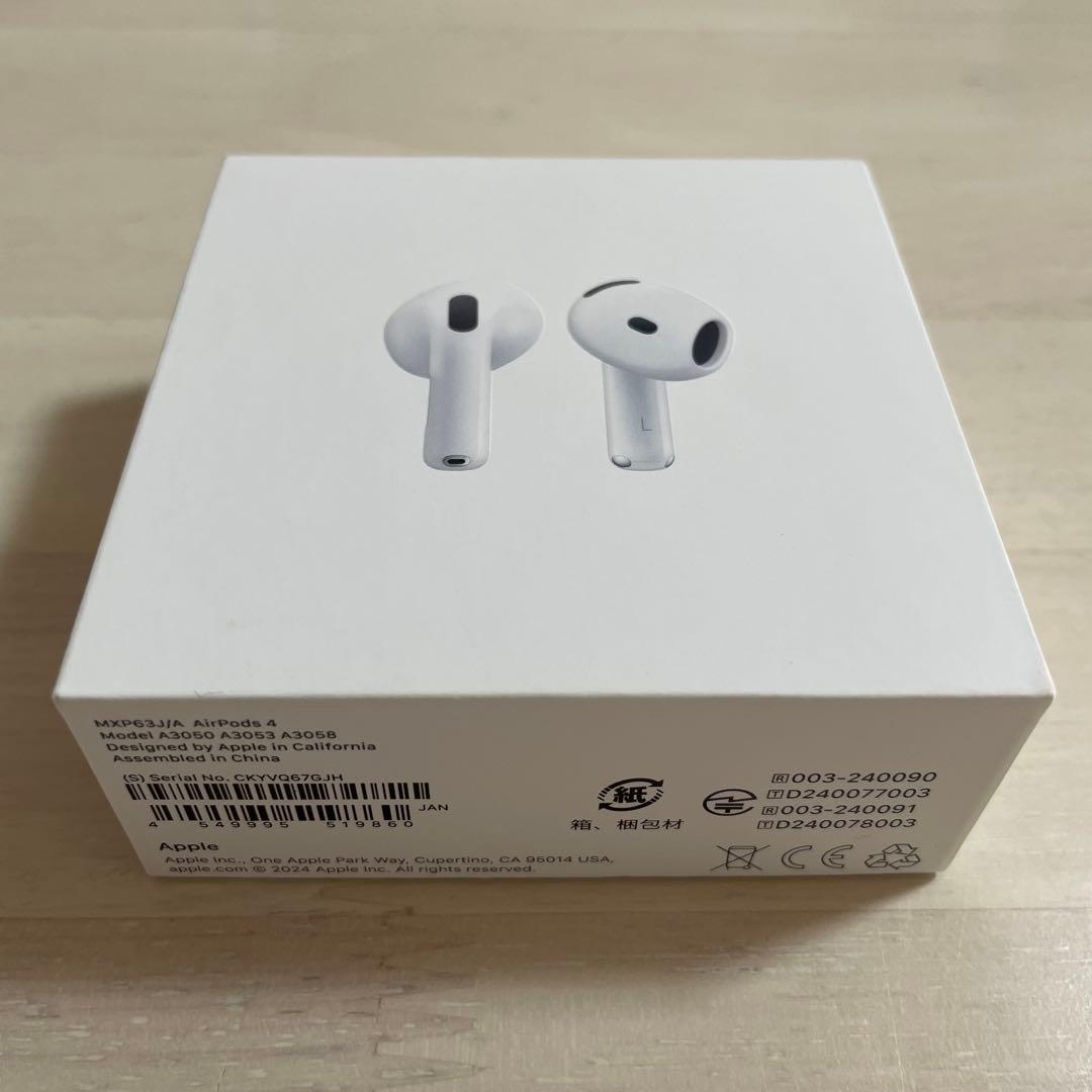 イヤホン Apple AirPods 4