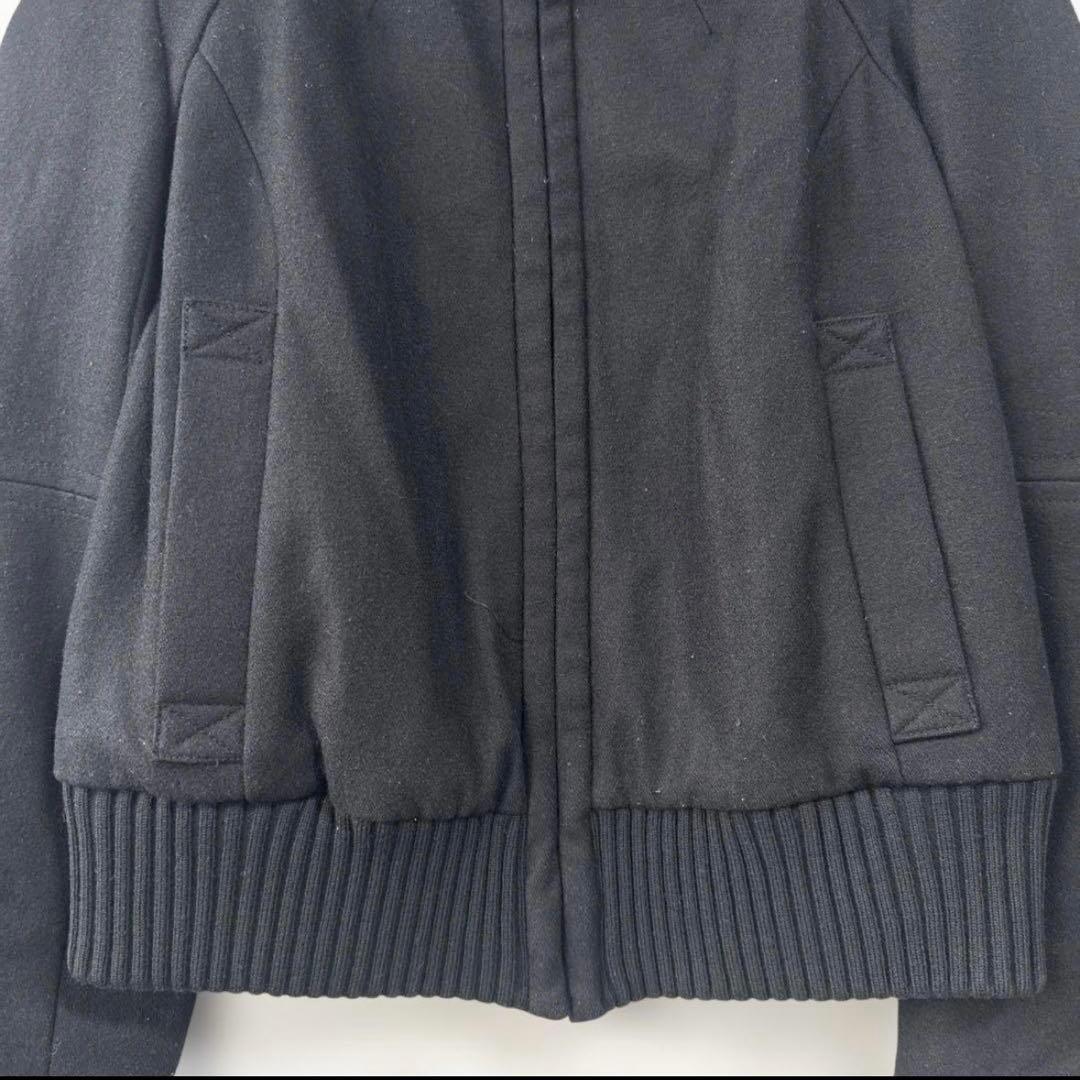 【最終値下げ！】ZARA ブラック ラナウールブルゾンジャケットLサイズ