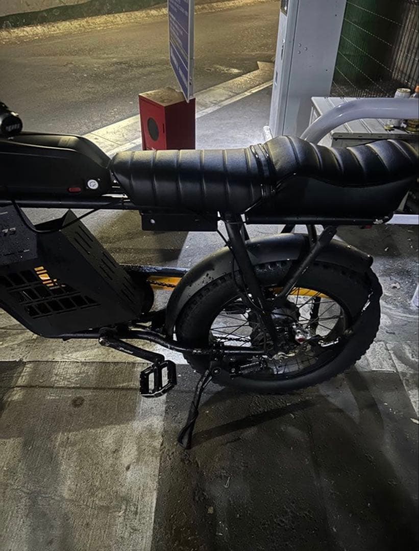 super73 FLOW BIKE ちょび三段シート ブラック EBIKE