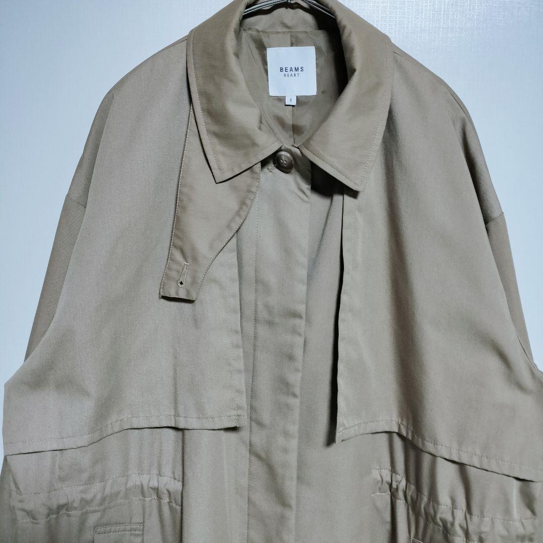 BEAMS HEART トレンチコート ロングコート ベージュ スプリング 春