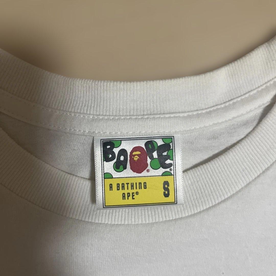 A BATHING APE ホワイト Tシャツ Sサイズ