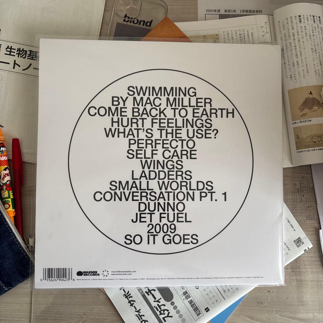 Mac miller swimming レコード