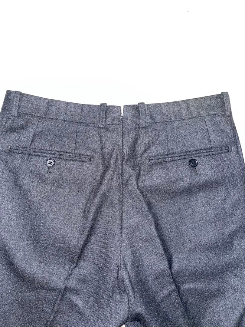 麻布テーラー　冬用スーツ　フルステッチ入り　3ピース　 ベスト+2パンツ