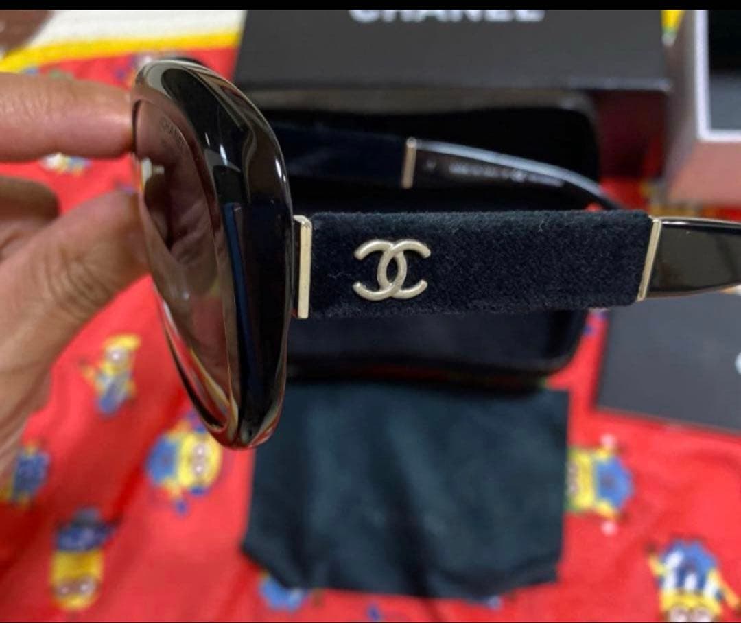 CHANEL サングラス　レディース　ブラック　自宅保管