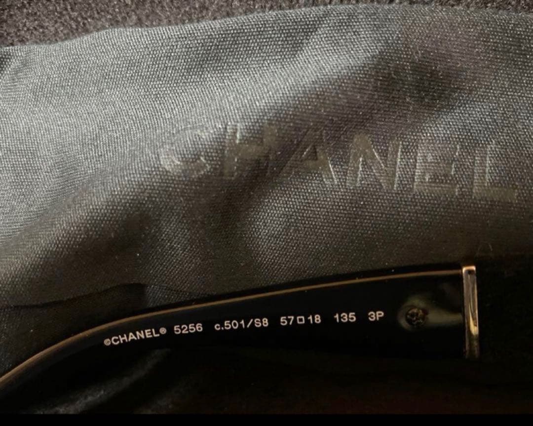 CHANEL サングラス　レディース　ブラック　自宅保管