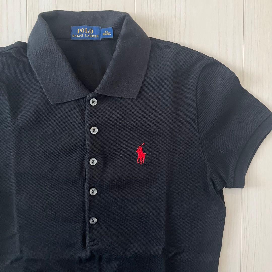 POLO ラルフローレン 黒 ポロシャツ XSサイズ