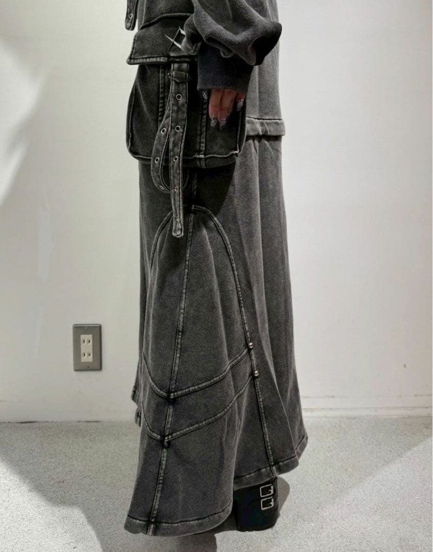 現行品 25AW REFLEM レフレム 2wayカーゴロングスカート