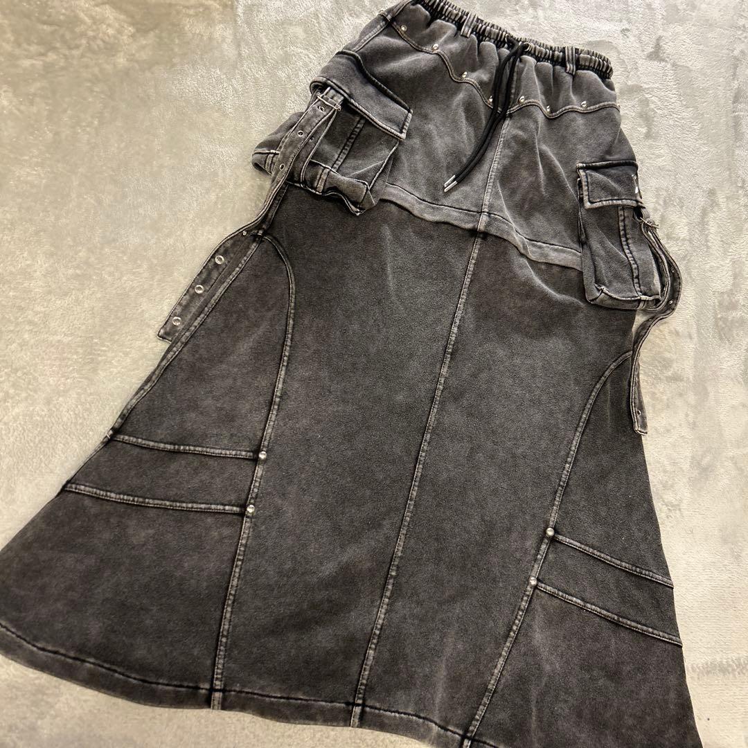 現行品 25AW REFLEM レフレム 2wayカーゴロングスカート