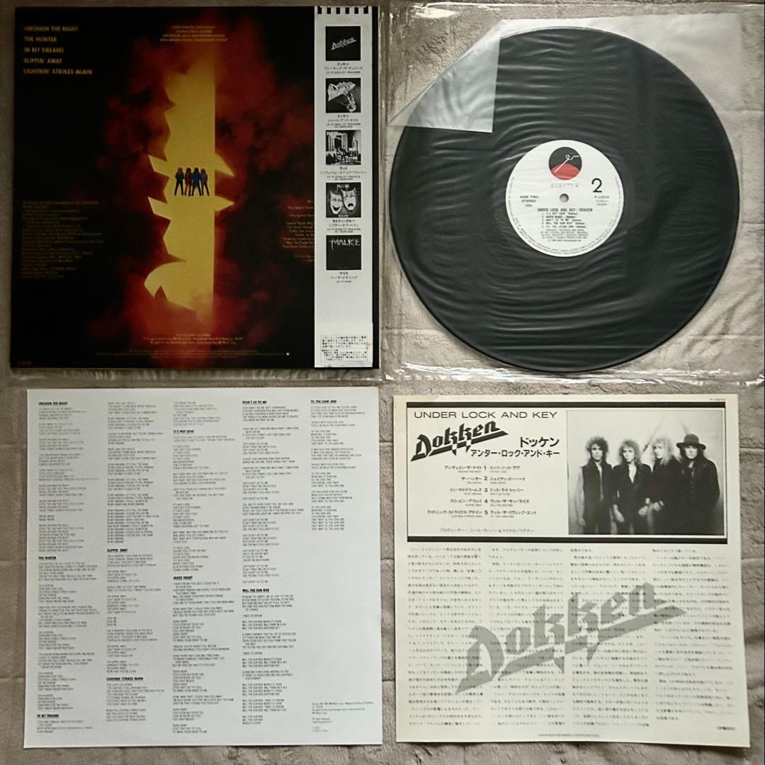 Dokken ドッケン 83年〜87年 LPレコード国内盤/米国盤/全4枚