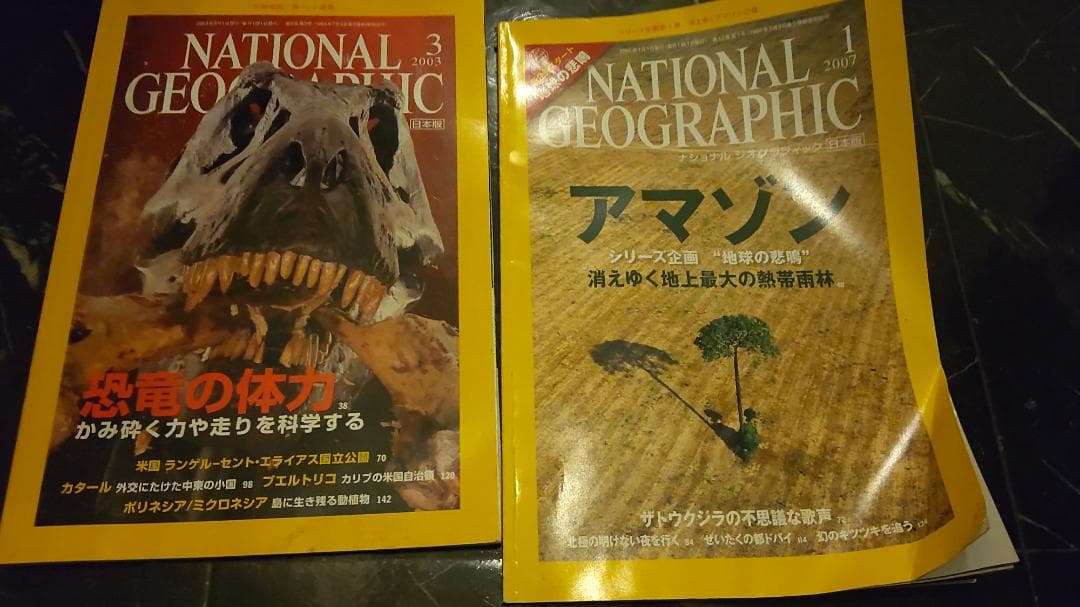 ナショナルジオグラフィック 傷あり 2003年~2005年 自然科学