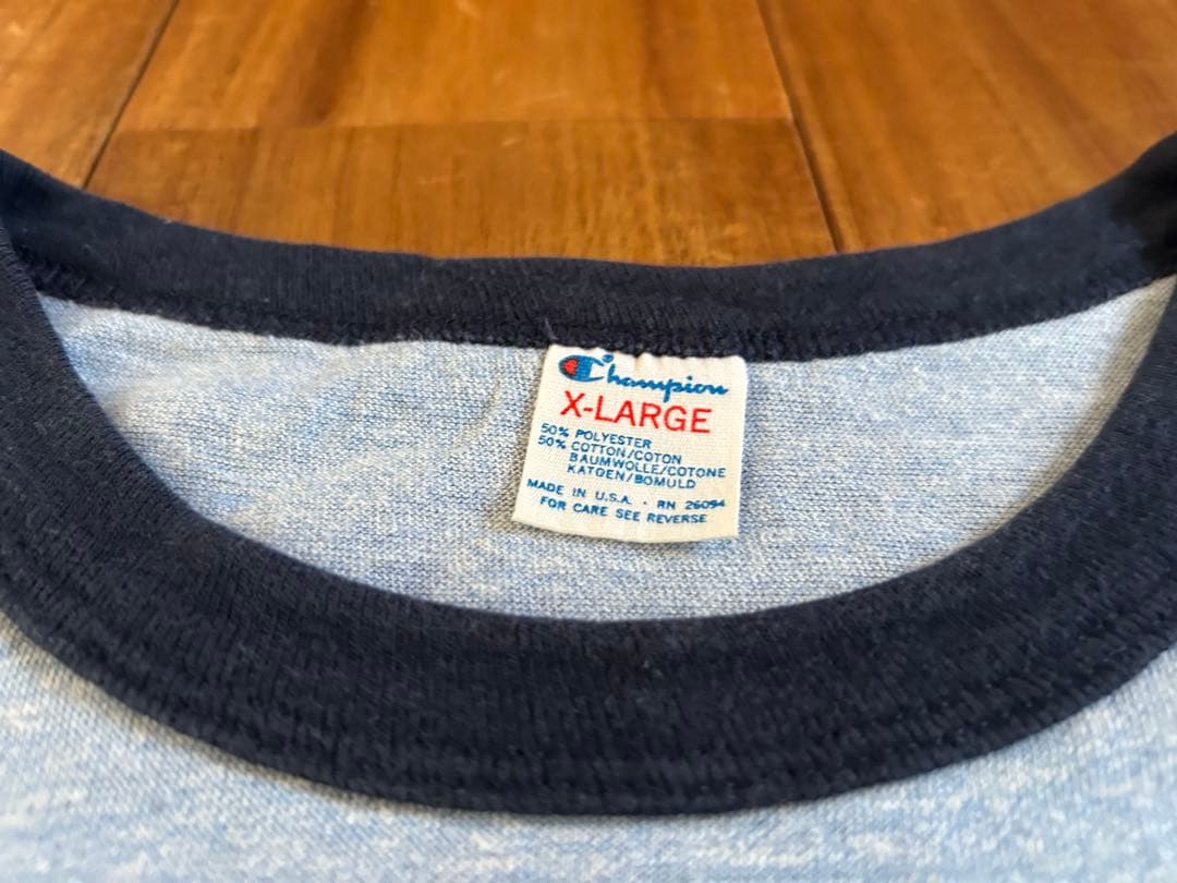 vintage champion USCGA リンガーTシャツ
